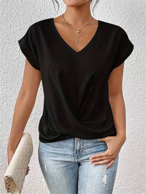 Lily | Elegant Women's Short Sleeve Top