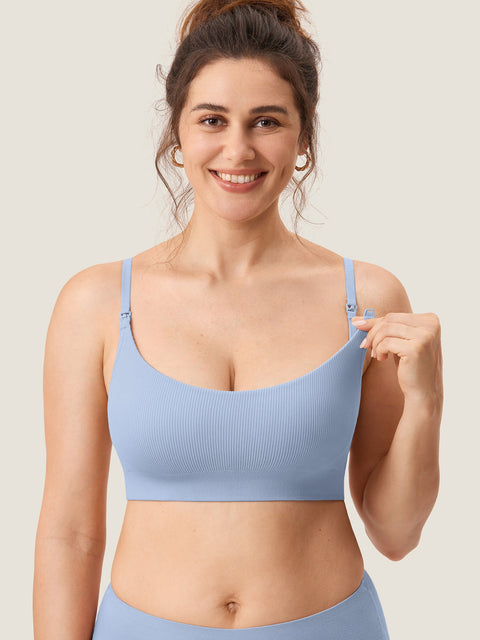 Sophie | Ribbed Scoop Nursing Bralette