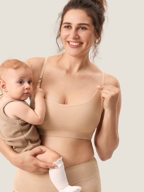 Sophie | Ribbed Scoop Nursing Bralette