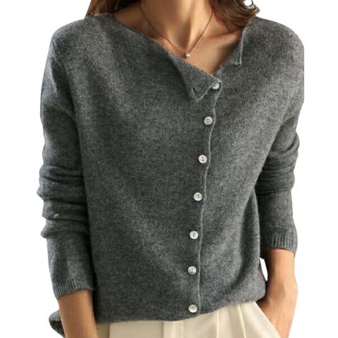 Emma | Elegant Button Sweater