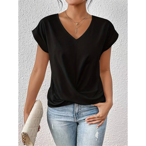 Lily | Elegant Women's Short Sleeve Top