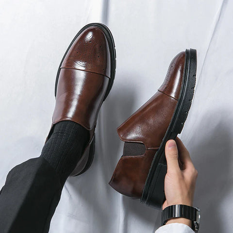 Cortas | Timeless Leather Slip-Ons