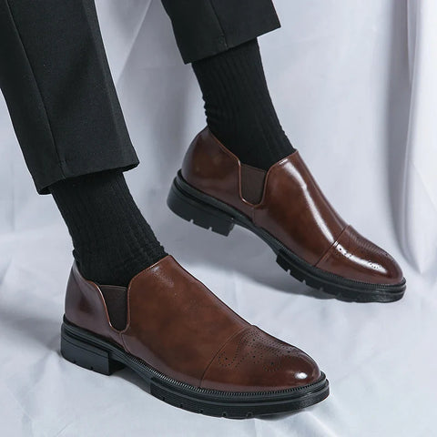 Cortas | Timeless Leather Slip-Ons